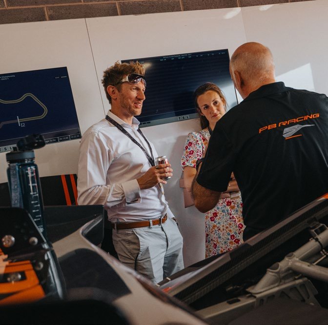 Networking in the PB Racing garage
